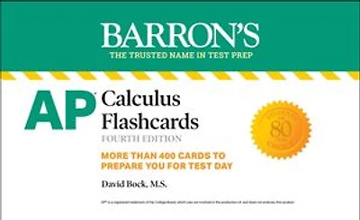 AP Calculus Flashcards, Fourth Edition: Up-to-Date Review and Practice + Sorting Ring for Custom Study