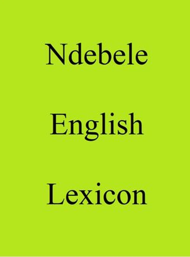Ndebele English Lexicon