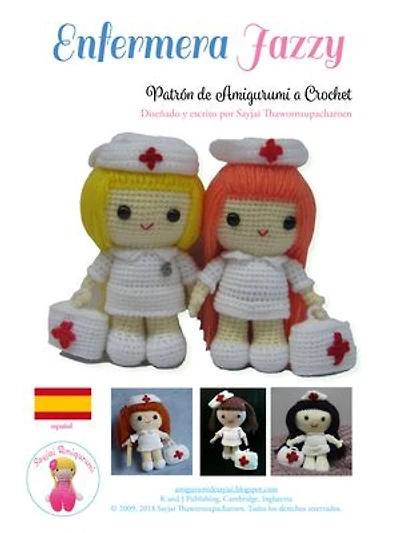 Enfermera Jazzy: Patrón de Amigurumi a Crochet