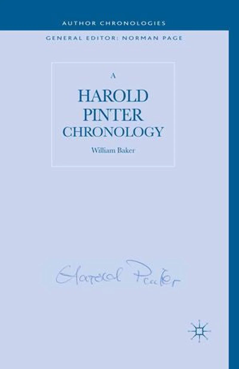 A Harold Pinter Chronology
