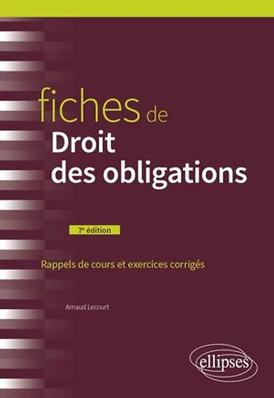 Fiches de Droit des obligations