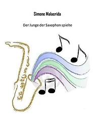 Der Junge der Saxophon spielte