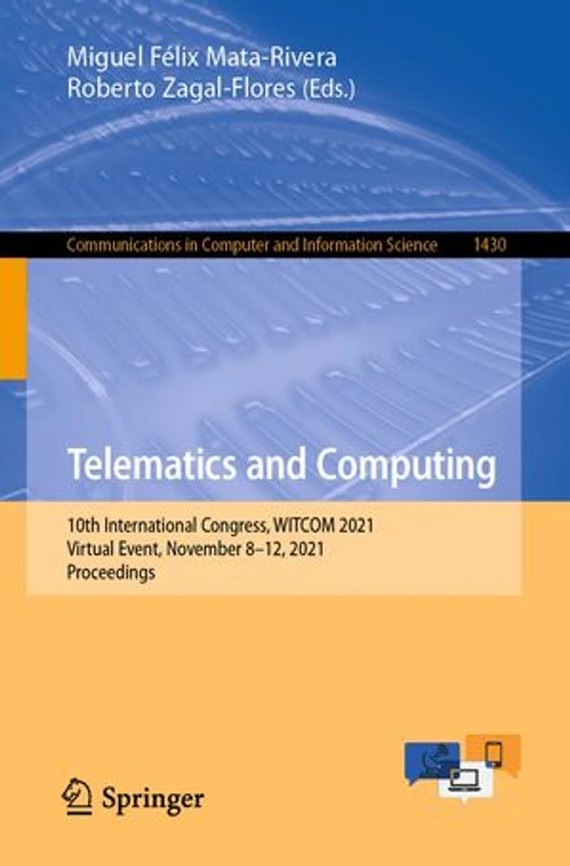 Telematics and Computing: 10th International Congress, WITCOM 2021, Virtual Event, November 8-12, Proceedings