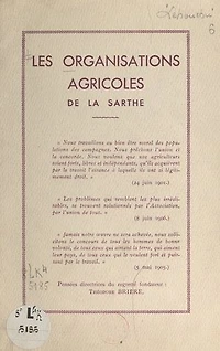 Les organisations agricoles de la Sarthe