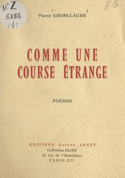 Comme une course étrange