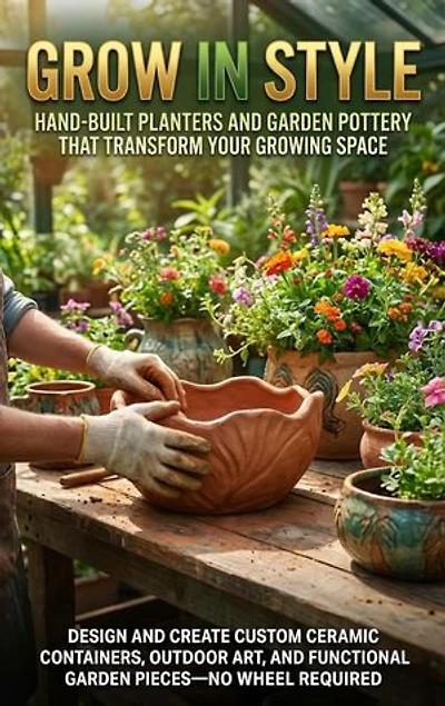 Grow in Style: Hand-Built Planters and Garden Pottery That Transform Your Growing Space: Design and Create Custom Ceramic Containers, Outdoor Art, and Functional Garden Pieces—No Wheel Required