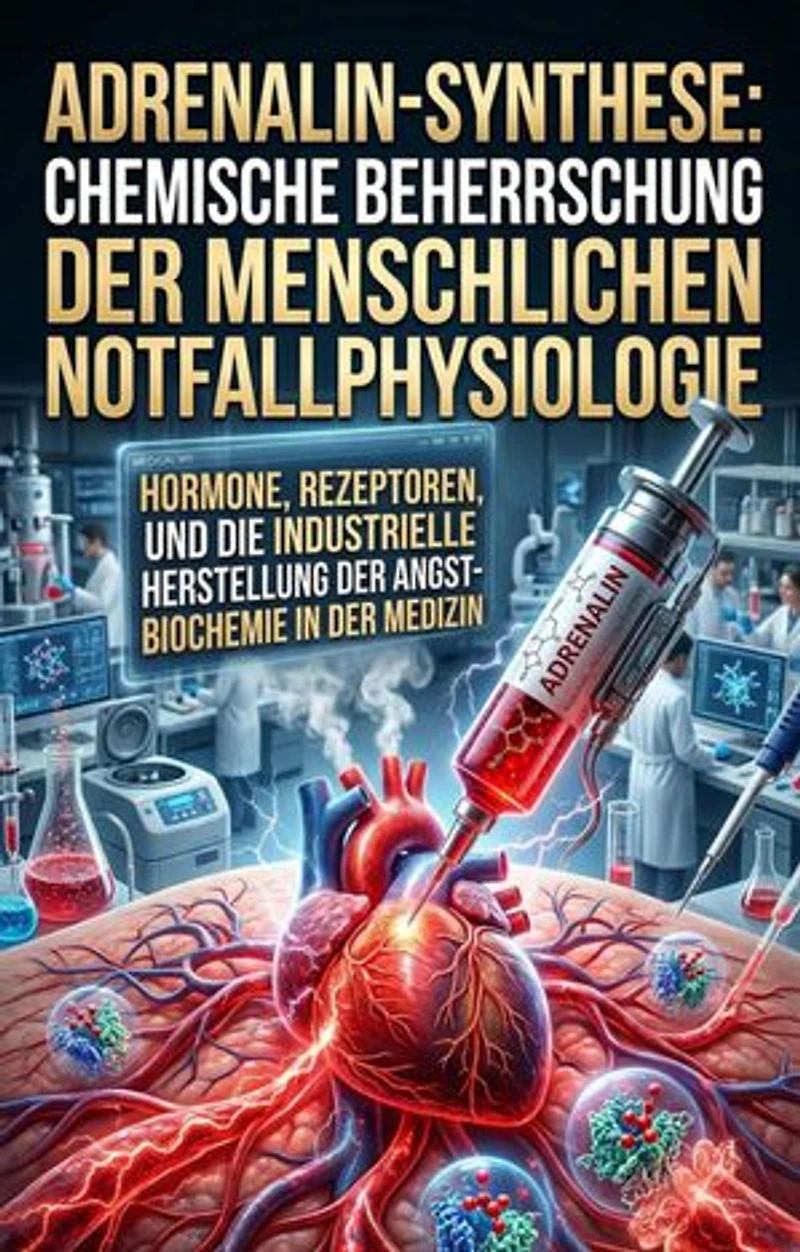 Adrenalin-Synthese: Chemische Beherrschung der menschlichen Notfallphysiologie: Hormone, Rezeptoren, und die industrielle Herstellung der Angst-Biochemie in der Medizin
