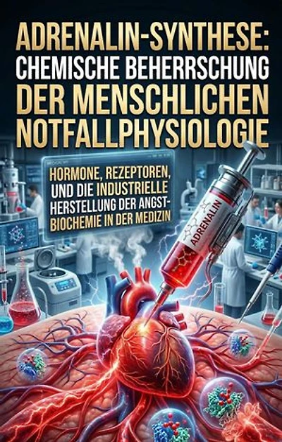 Adrenalin-Synthese: Chemische Beherrschung der menschlichen Notfallphysiologie: Hormone, Rezeptoren, und die industrielle Herstellung der Angst-Biochemie in der Medizin