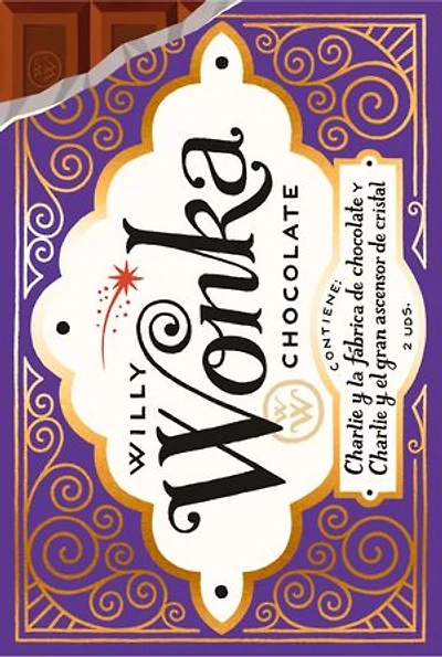 Estuche dorado de Willy Wonka (contiene: Charlie y la fábrica de chocolate y Charlie y el gran ascensor de cristal)