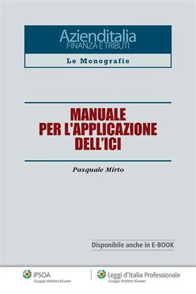 Manuale per l'applicazione dell'ICI