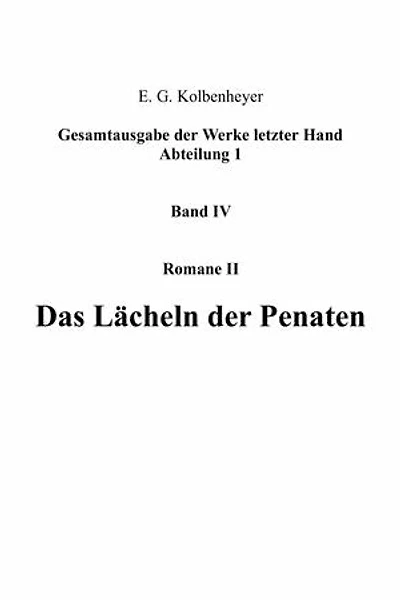 Das Lächeln der Penaten