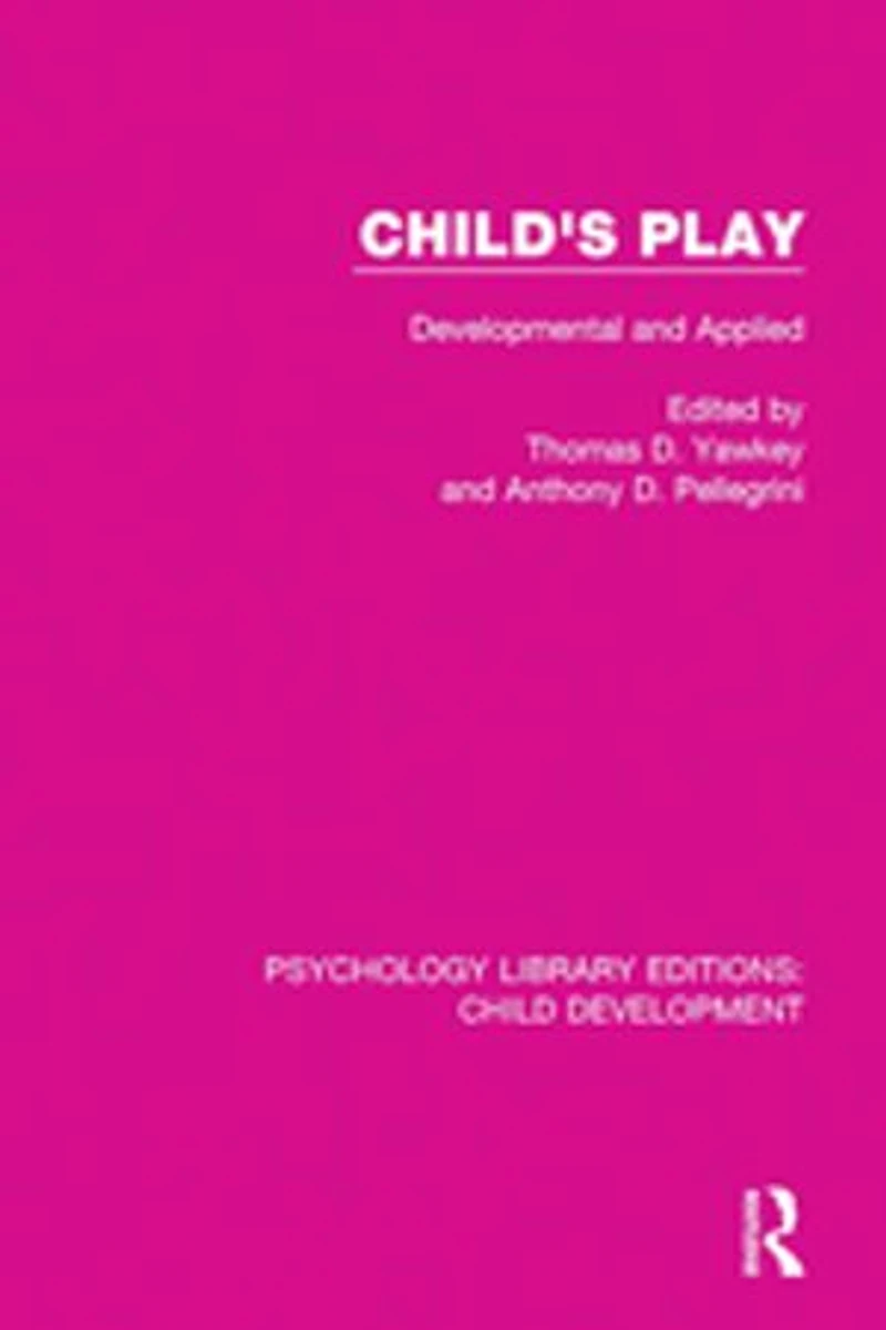 Child's Play: Developmental And Applied