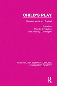 Child's Play: Developmental And Applied