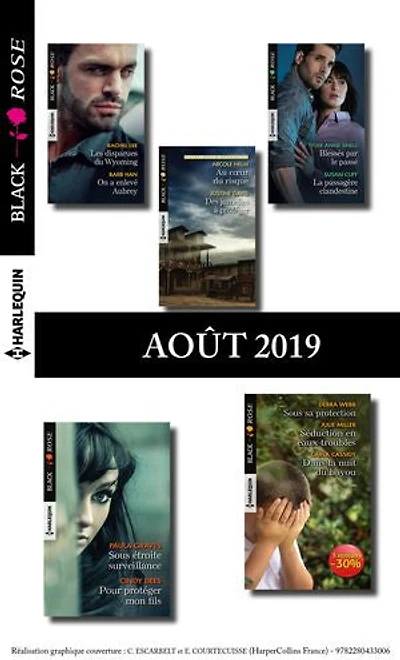 11 romans Black Rose (n°546 à 549 - Août 2019)