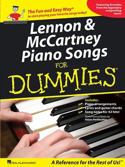 Lennon & Mccartney Piano Songs For Dummies