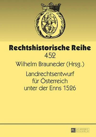 Landrechtsentwurf fuer Oesterreich unter der Enns 1526