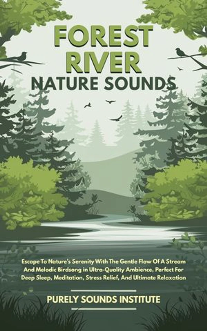 Forest River Nature Sounds: Escape To Nature’s Serenity With The Gentle Flow Of A Stream And Melodic Birdsong in Ultra-Quality Ambience, Perfect For Deep Sleep, Meditation, Stress Relief, And Ultimate Relaxation
