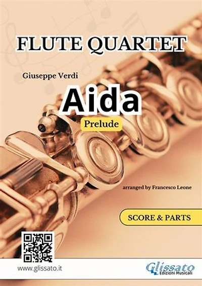 Prelude from "Aida" for Flute Quartet - Score & Parts