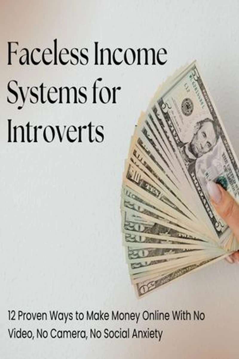 Faceless Income Systems for Introverts: 12 Proven Ways to Make Money Online With No Video, No Camera, No Social Anxiety