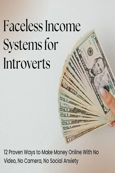 Faceless Income Systems for Introverts: 12 Proven Ways to Make Money Online With No Video, No Camera, No Social Anxiety