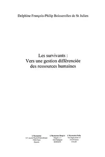 Survivants vers une gestion différenciée