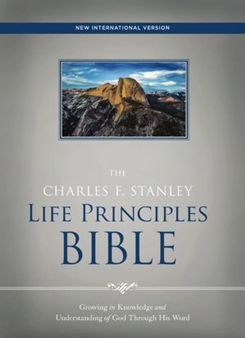 NIV, The Charles F. Stanley Life Principles Bible: Holy Bible, New International Version
