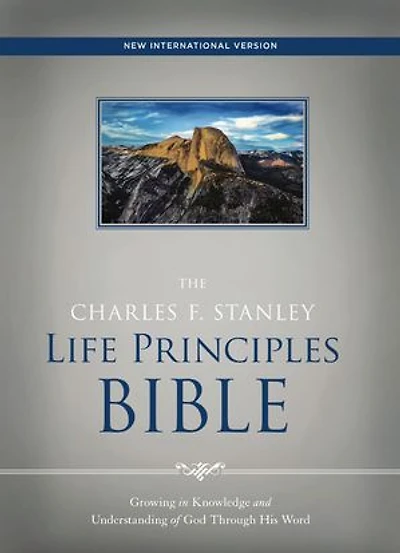 NIV, The Charles F. Stanley Life Principles Bible: Holy Bible, New International Version