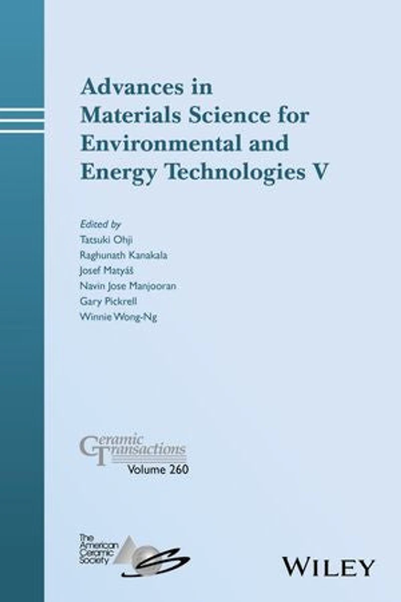 Advances Materials Science for Environmental and Energy Technologies V