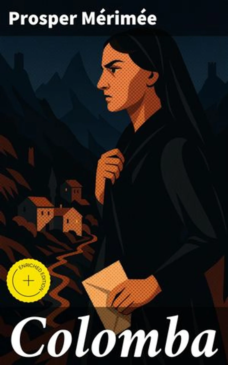 Colomba: Édition enrichie. Passion, vengeance et mystères en Corse : un roman noir captivant du 19ème siècle