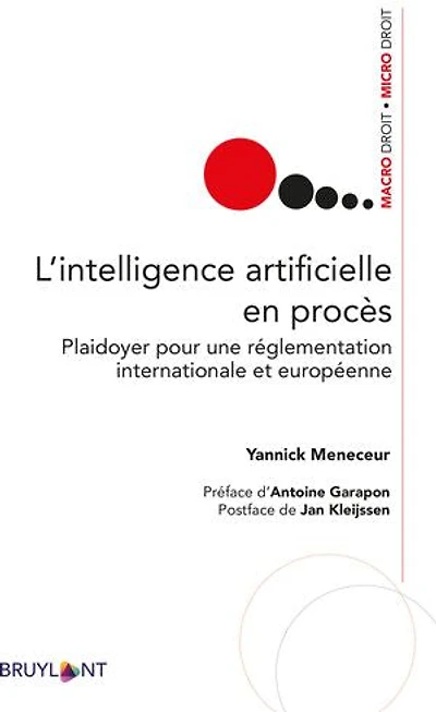 L' intelligence artificielle en procès: plaidoyer pour une réglementation internationale et européenne