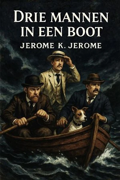 Drie mannen in een boot