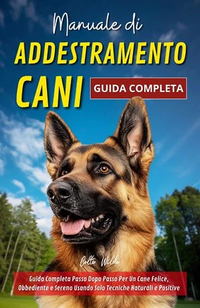 Manuale di Addestramento Cani: Guida Completa Passo Dopo Passo Per Un Cane Felice, Obbediente e Sereno Usando Solo Tecniche Naturali e Positive