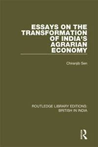 Essays on the Transformation of India's Agrarian Economy