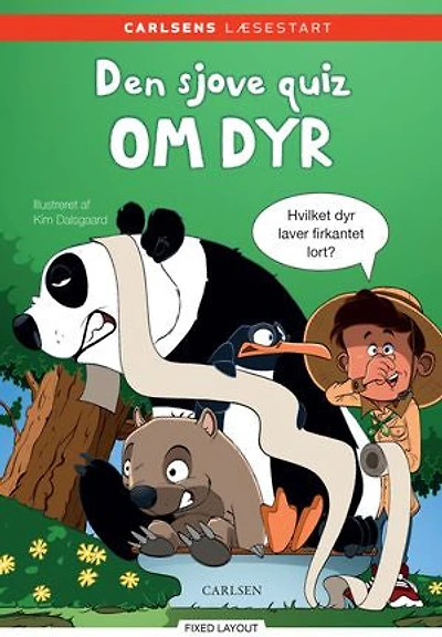 Carlsens Læsestart: Den sjove quiz om dyr