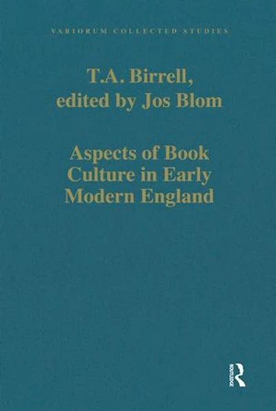 Aspects of Book Culture in Early Modern England