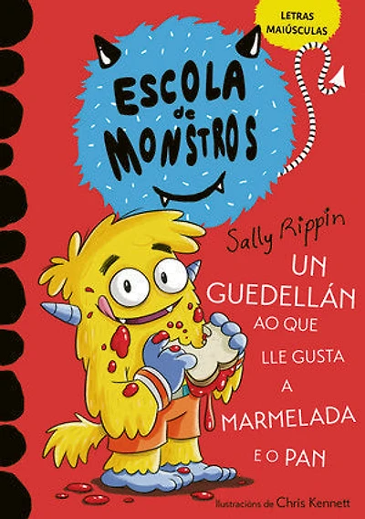 Escola de monstros. Un guedellán ao que lle gusta a marmelada e o pan