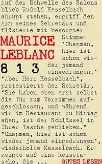 813 oder Das Doppelleben und die drei Verbrechen des Arsène Lupin: Arsène Lupin - Band 4