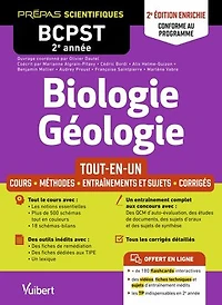 Biologie-Géologie BCPST 2e année - Tout-en-un - Conforme au programme: Cours - Schémas-bilan - Méthodes et observations - Entraînement complet et sujets de concours corrigés - Tous les TP en ligne
