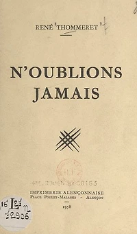 N'oublions jamais