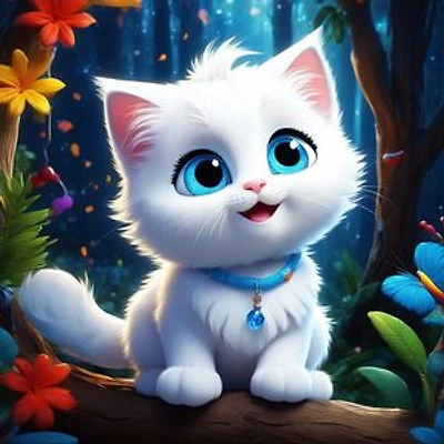 The White Cat and the Parrot's Adventure