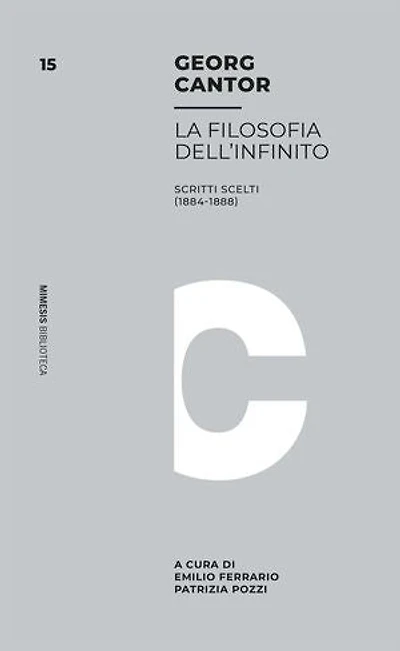 La filosofia dell’infinito: Scritti scelti (1884-1888)