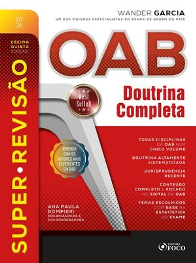 Super-Revisão OAB Doutrina Completa: 16. Direito internacional privado - 15. ed. 2026.
