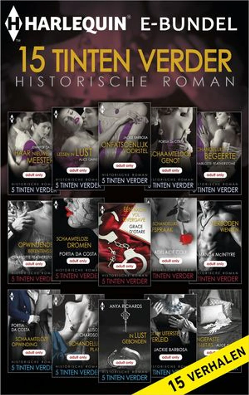 15 Tinten verder historische roman (15-in-1): adult only