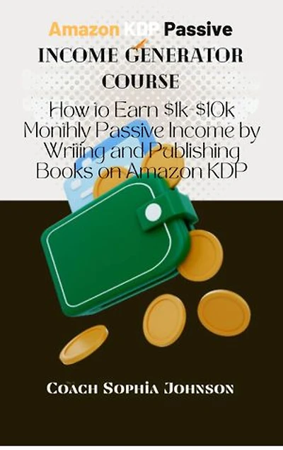 Amazon KDP Passive Income Generator Course: How to Earn $1k - $10k Monthly Passive Income by Writing and Publishing on Amazon KDP