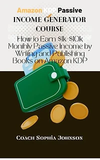 Amazon KDP Passive Income Generator Course: How to Earn $1k - $10k Monthly Passive Income by Writing and Publishing on Amazon KDP