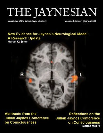 The Jaynesian: Newsletter of the Julian Jaynes Society (Volume 3, Issue 1)