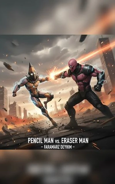 PENCIL MAN vs. THE ERASER Man: Reality is their Canvas. Architecture is their Weapon.