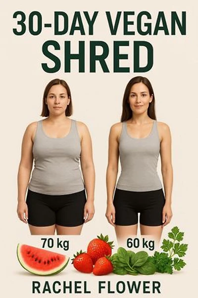30-Day Vegan Shred: Lose 10kg in 30 Days with Simple Whole Foods & Daily Discipline