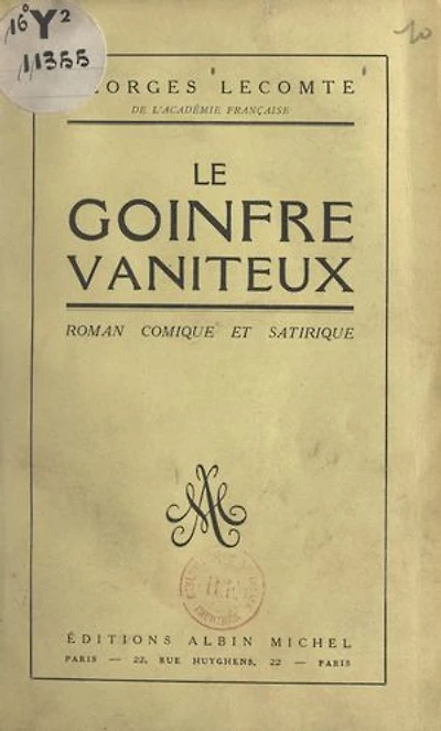 Le goinfre vaniteux: Roman comique et satirique