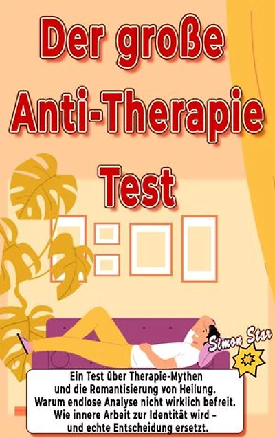 Der große Anti-Therapie-Test: Ein satirischer Persönlichkeitstest über moderne Therapiekultur, Selbstoptimierungsdruck, Trauma als Symbolik und den Mythos der endlosen inneren Heilung.